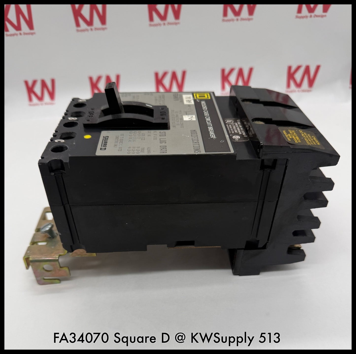 FA34070~Square D FA34070 70A 480V 3P 3PH 18KA I-line Circuit Breaker-Used