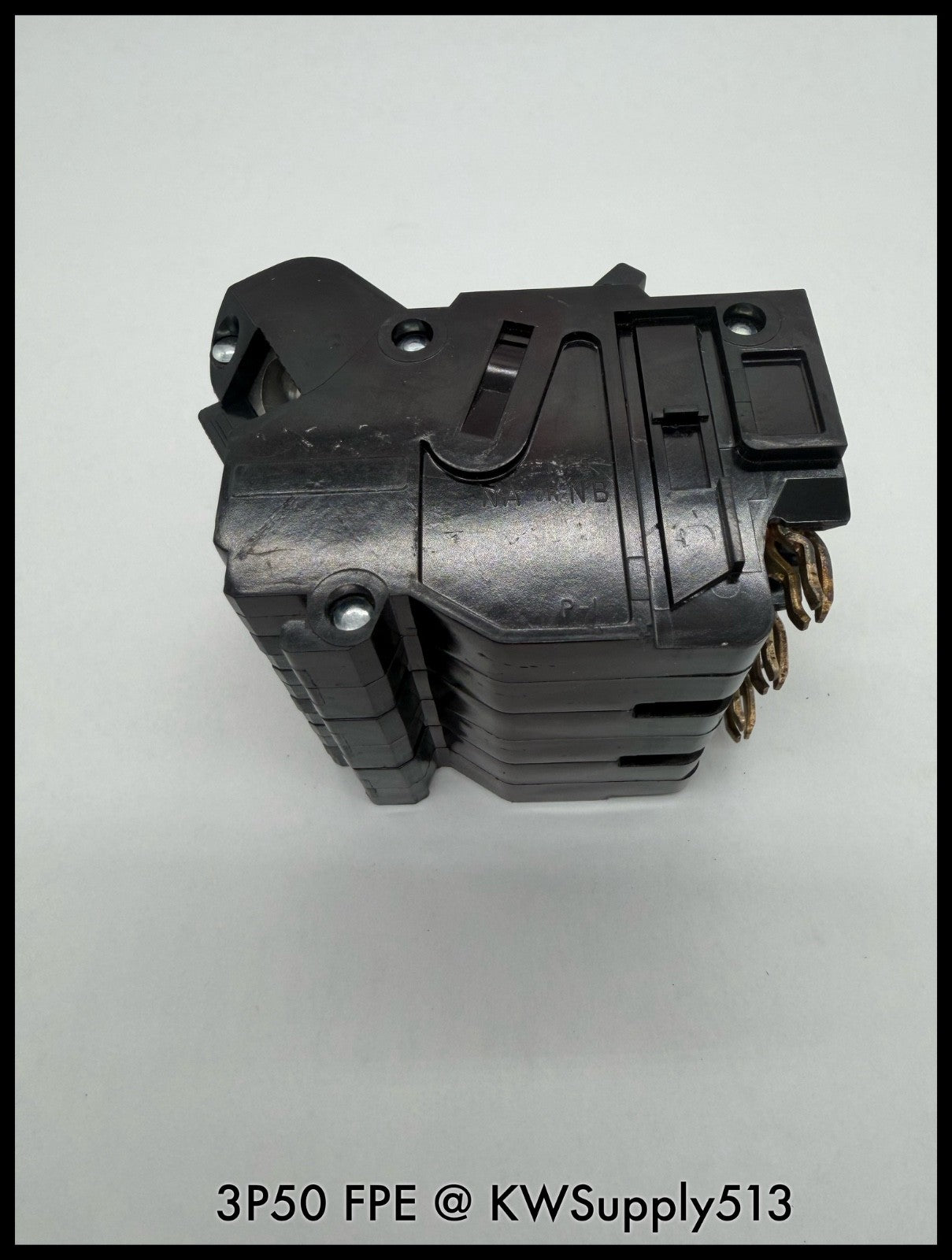 3P50~FPE 3P50 50A 3P 3PH 240VAC 10KA Molded Case Circuit Breaker-Used