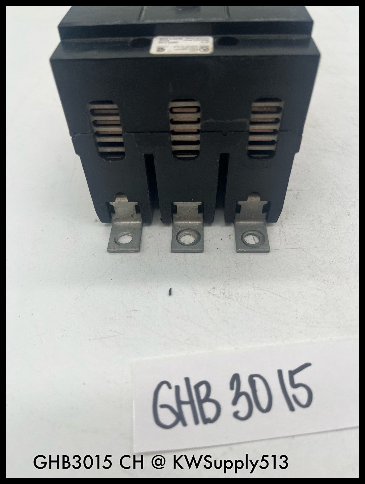 GHB3015~Cutler Hammer GHB3015 15A 3P 480V/277V Circuit Breaker-Used