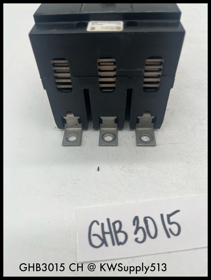 GHB3015~Cutler Hammer GHB3015 15A 3P 480V/277V Circuit Breaker-Used