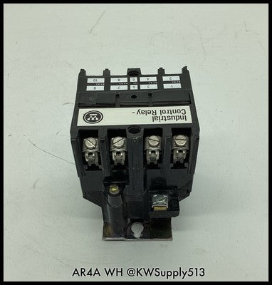 AR4A ~ Westinghouse AR4A 10A Industrial Control Relay S# 766A023G01 ~ Used
