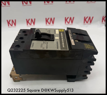 Q232225~Square D Q232225 225A 3P 3PH 240V 10KA I-Line Circuit Breaker-Used