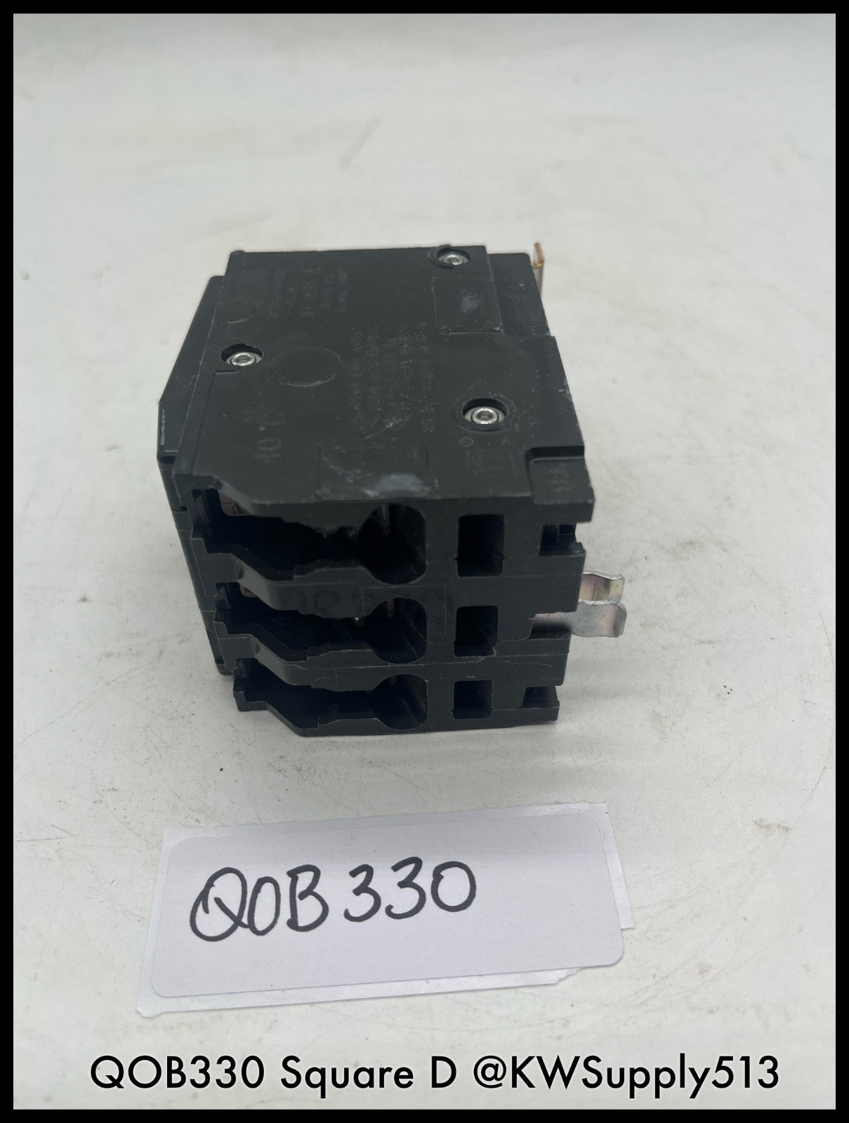 QOB330~Square D QO330 30A 3P 120/240V 10KA Mini Circuit Breaker-Used
