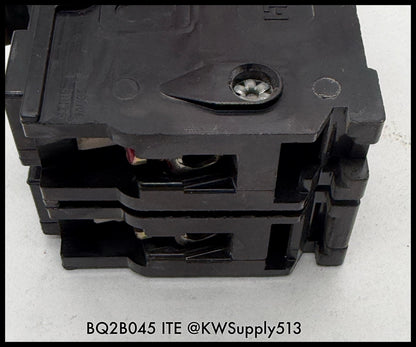BQ2B045~ITE BQ2B045 45A 2P 1PH 120/240VAC 10KA TM Circuit Breaker-Used