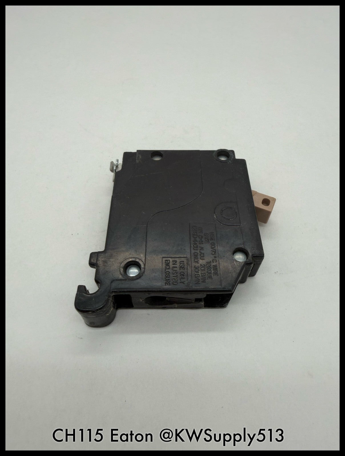 CH115~Eaton CH115 15A 120V 1P 10KA Mini Circuit Breaker-Used
