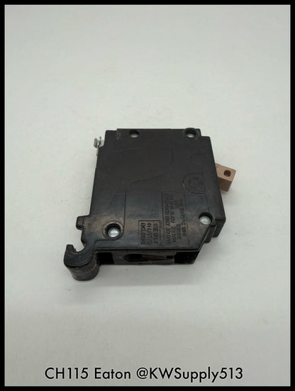 CH115~Eaton CH115 15A 120V 1P 10KA Mini Circuit Breaker-Used