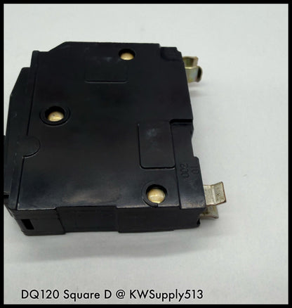 DQ120~Square D DQ120 20A 1P Circuit Breaker-Used