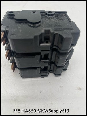 NA350~FPE NA350 50A 3P 240VAC Circuit Breaker -Used