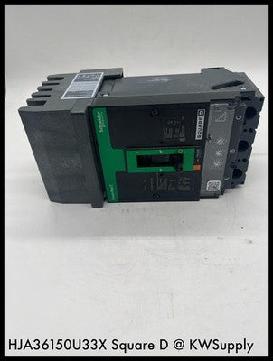 HJA36150U33X~Square D HJA36150U33X 150A 3P 600V A-Line Circuit Breaker Unused