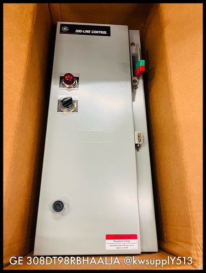 308DT98RBHAALJA ~ GE 308DT98RBHAALJA 45A 3PH NEMA Sz. 2 300-Line Control- Unused