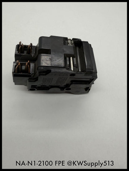 NA-N1-2100~FPE NA-N1-2100 100A 120/240VAC 10KA Circuit Breaker-Used