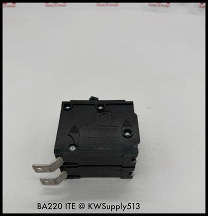 B220~ITE B220 20A 120/240VAC 2P 1PH 10KA TM Circuit Breaker-Used