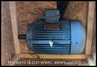 PEWWE10-18-215T~Worldwide Electric Crop. 3Phase Induction Motor 10HP 1800PRM New