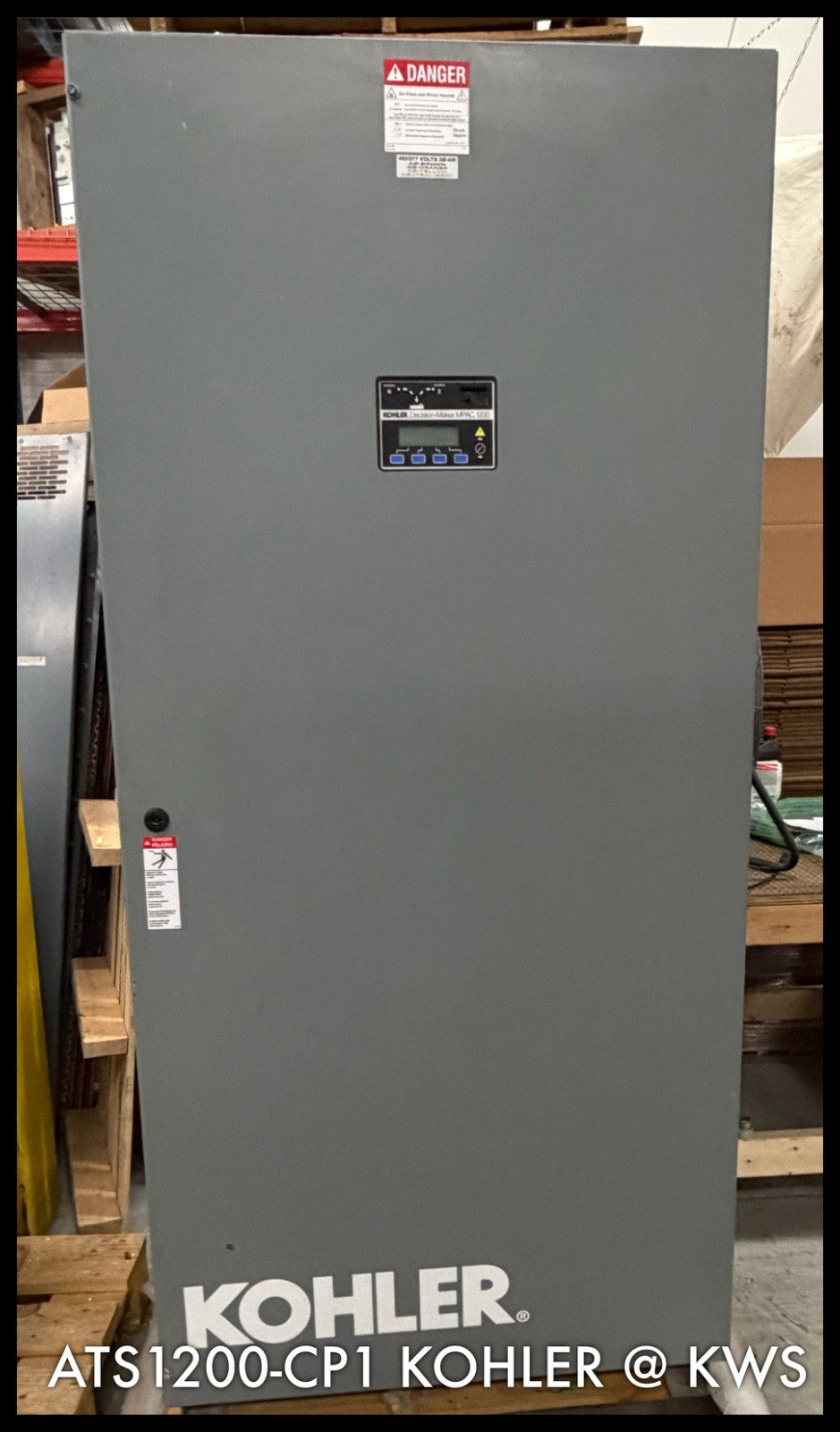 ATS1200-CPI~KOHLER ATS1200-CPI KSS-AMVA-08005 800A 480V 4P Transfer Switch-Used