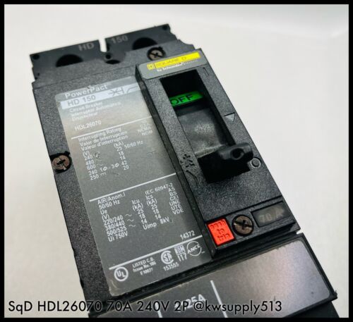 70A Mounted Circuit Breaker-HDL26070