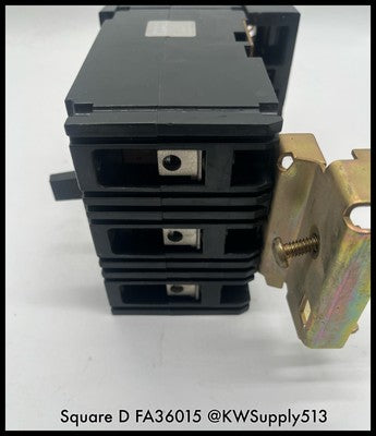 FA36015 ~ Square D FA36015 15A 3P I-Line Circuit Breaker - Unused Surplus