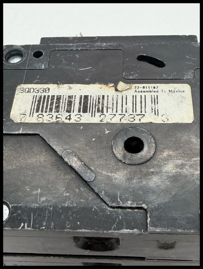 BQD0330~Siemens BQD0330 30A 3P 3PH 480V 14KA Circuit Breaker-Used