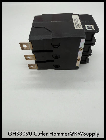 GHB3090~Cutler Hammer GHB3090 90A 480VAC Circuit Breaker-Used