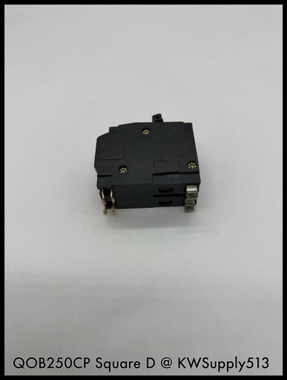 QOB250CP~Square D QOB250CP 50A 2P 120/240VAC TM Circuit Breaker-Used