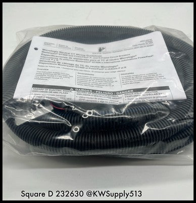 232630 ~ Square D 232630 Micrologic Neutral CT Wiring Kit , NCTWIRING ~ Surplus