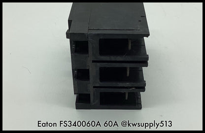FS340060A ~ Eaton Culter Hammer FS340060A 60A 3Pole 480V Type FS Circuit Breaker