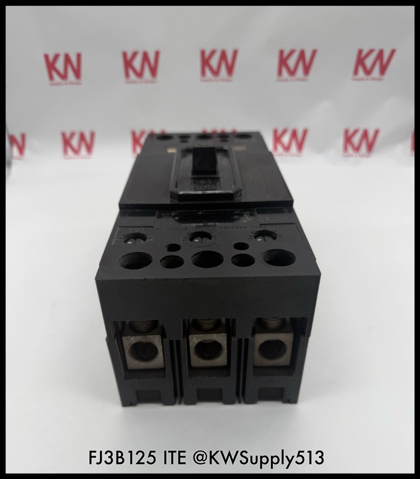 FJ3B125~ITE JF3B125 125A 3P 3PH 600V 14KA Circuit Breaker-Used