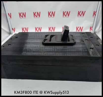 KM3F800~ITE KM3F800 800A 3P 3PH  600V TM Circuit Breaker-Used