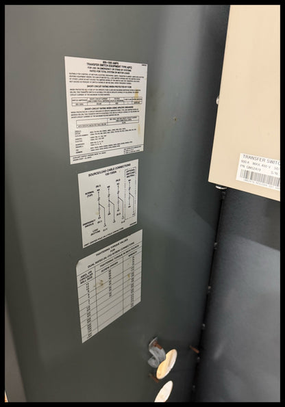 ATS1200-CPI~KOHLER ATS1200-CPI KSS-AMVA-08005 800A 480V 4P Transfer Switch-Used
