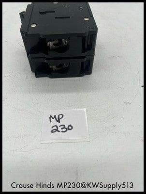MP230~Crouse Hinds MP230 30A 2P 120/240V 10KA Circuit Breaker-Used