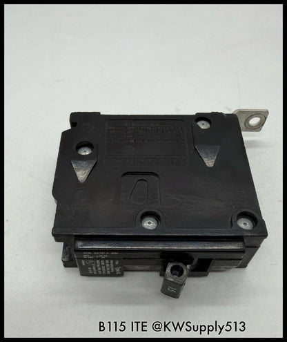 B115~ITE B115 15A 1P 120/240VAC 60HZ 10KA MCCB-Used