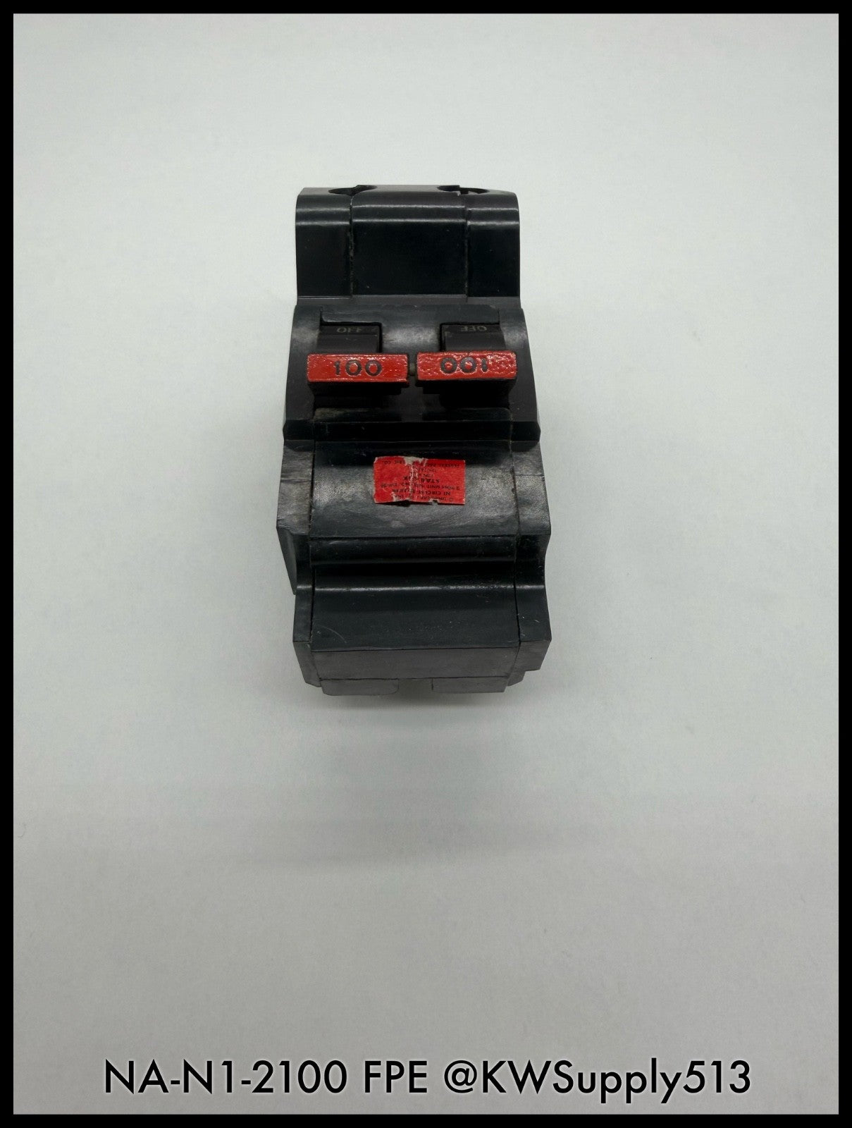 NA-N1-2100~FPE NA-N1-2100 100A 120/240VAC 10KA Circuit Breaker-Used