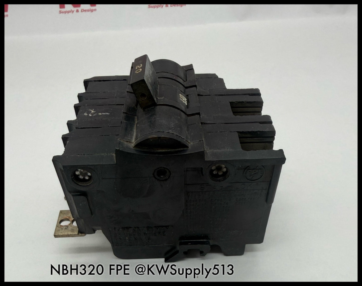 NBH320~FPE NBH320 20A 3P 240VAC 10KA Circuit Breaker-Used