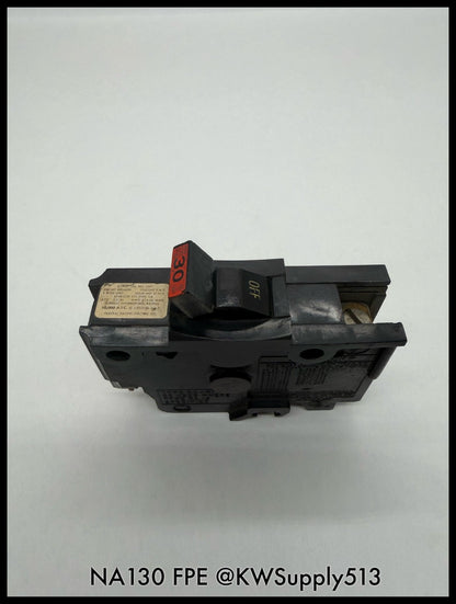 NA130~FPE NA130 30A 1P 120/240VAC MCCB-USED