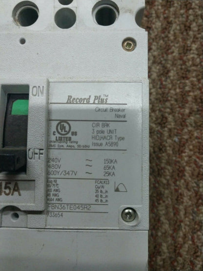 45A Circuit Breaker-FBN36TE045R2