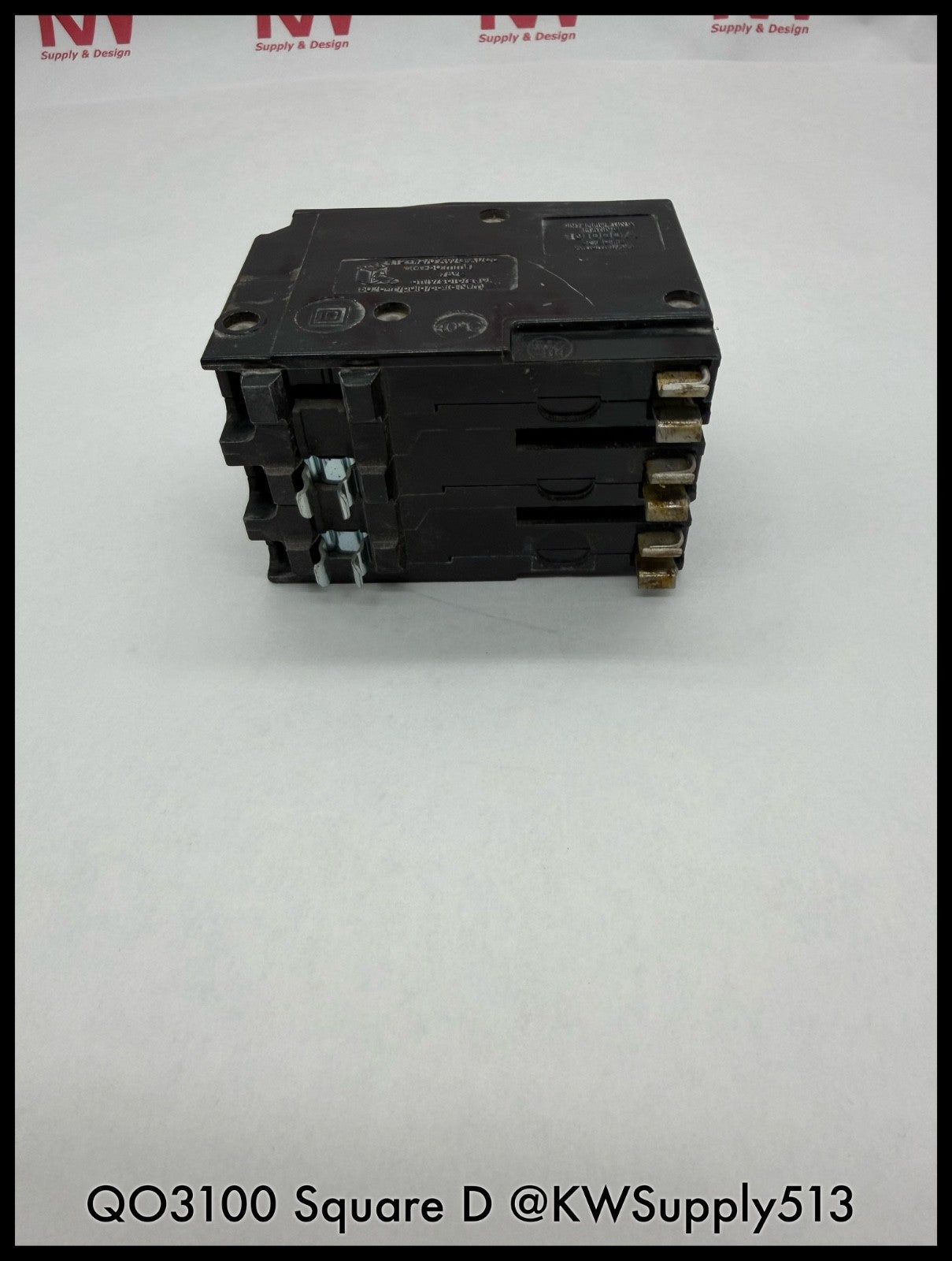 QO3100~Square D QO3100 100A 3P 3P 240VAC TM LI Mini Circuit Breaker-Used