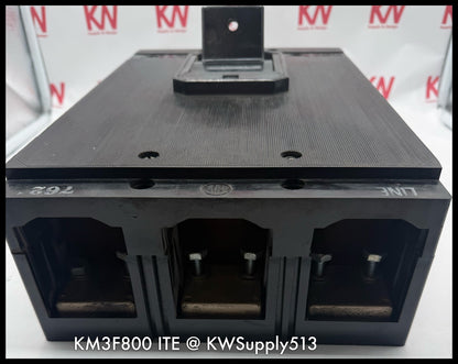 KM3F800~ITE KM3F800 800A 3P 3PH  600V TM Circuit Breaker-Used
