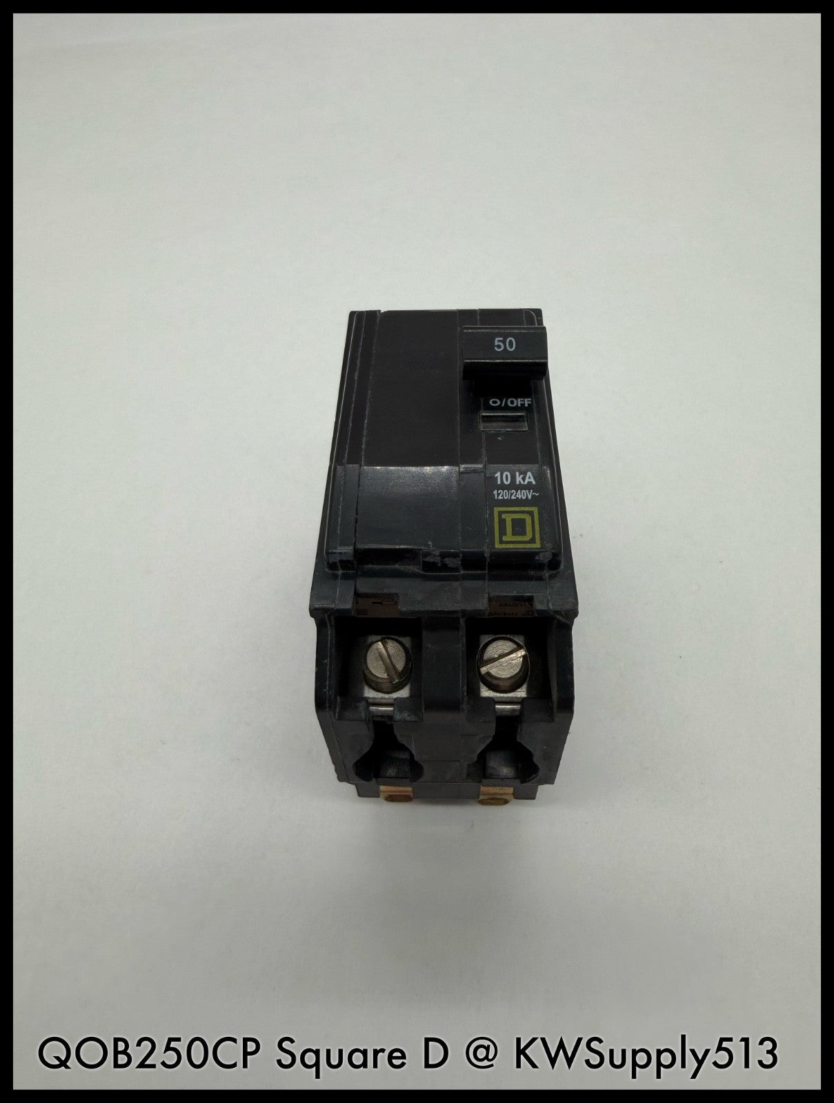 QOB250CP~Square D QOB250CP 50A 2P 120/240VAC TM Circuit Breaker-Used