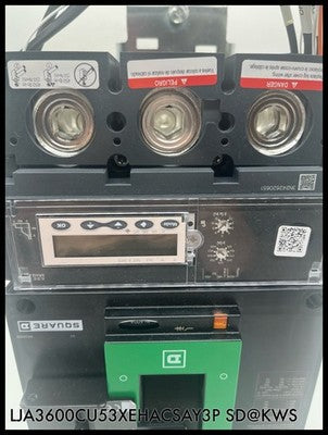LJA36400CU53XEHACSAYH3P ~Square D 400A CB with AS ST WH PL Unused Surplus No Box