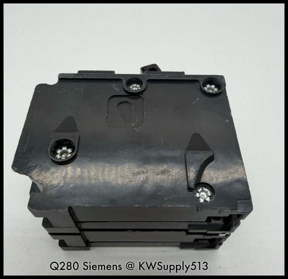 Q280~Siemens Q280 80A 2P 1PH 240Vac 10KA Circuit Breaker-Used