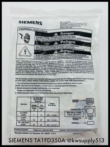Wire Grip Kit For F Frame Breakers-TA1FD350A