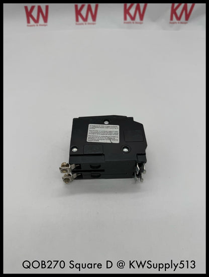 QOB270~Square D QOB270 70A 2P 240VAC TM Circuit Breaker -Used