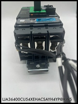 LJA36400CU54XEHACSAYH4YP ~ Square D 400A Circuit Breaker with AS ST WH PL Unused