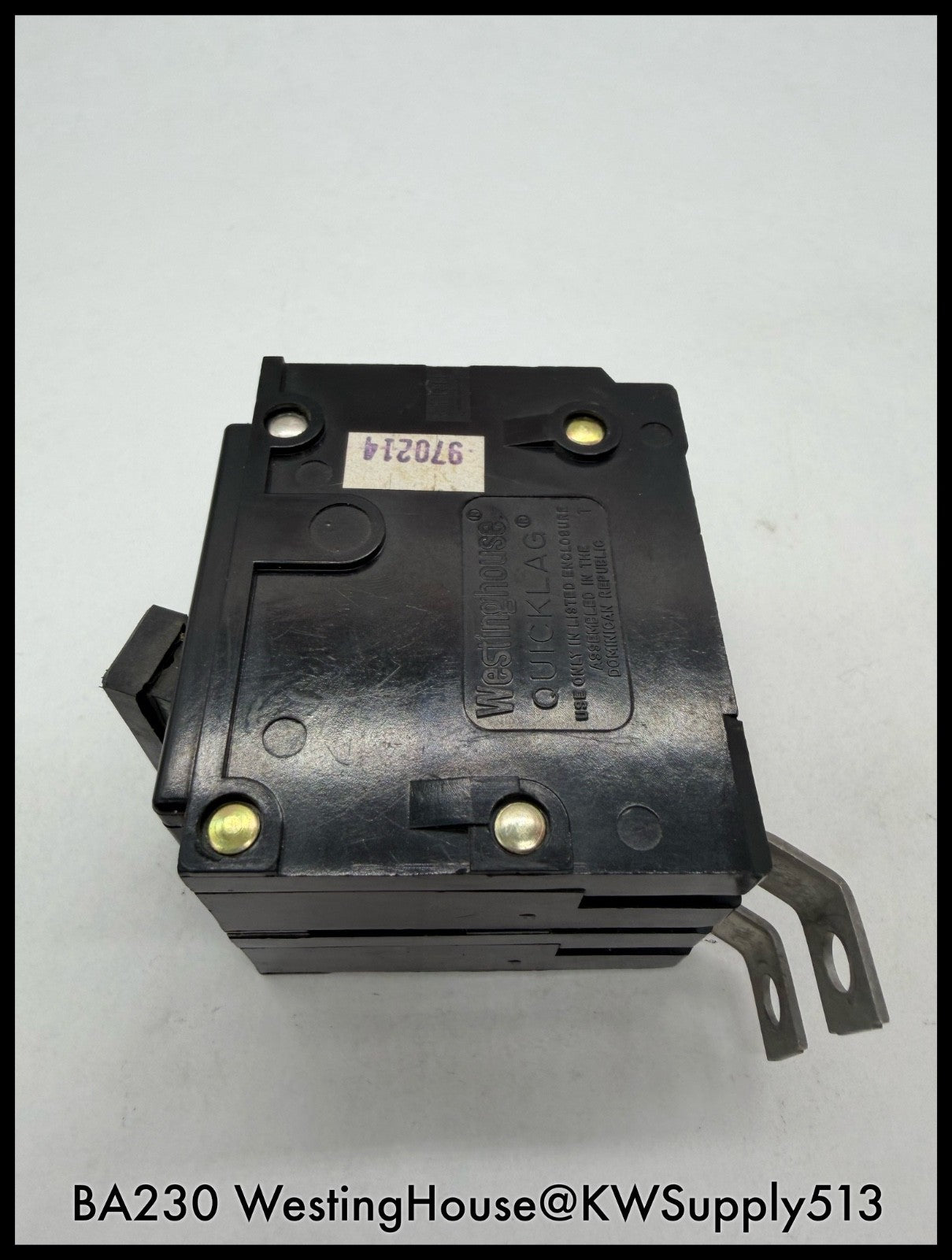 BA230~Westing House BA230 30A 120/240V 10KA Molded Case Circuit Breaker-Used