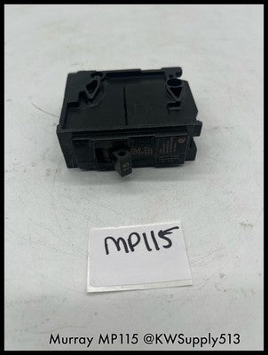 MP115~Murrary MP115 15A 1P 120V 60Hz 10KA Circuit Breaker -Used