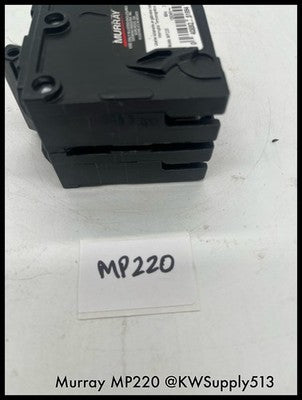 MP220~Murray MP220 20A 2P 60Hz 10KA 120/240V Circuit Breaker-Used