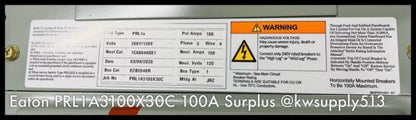 100A Panelboard Interior-PRL1A3100X30C