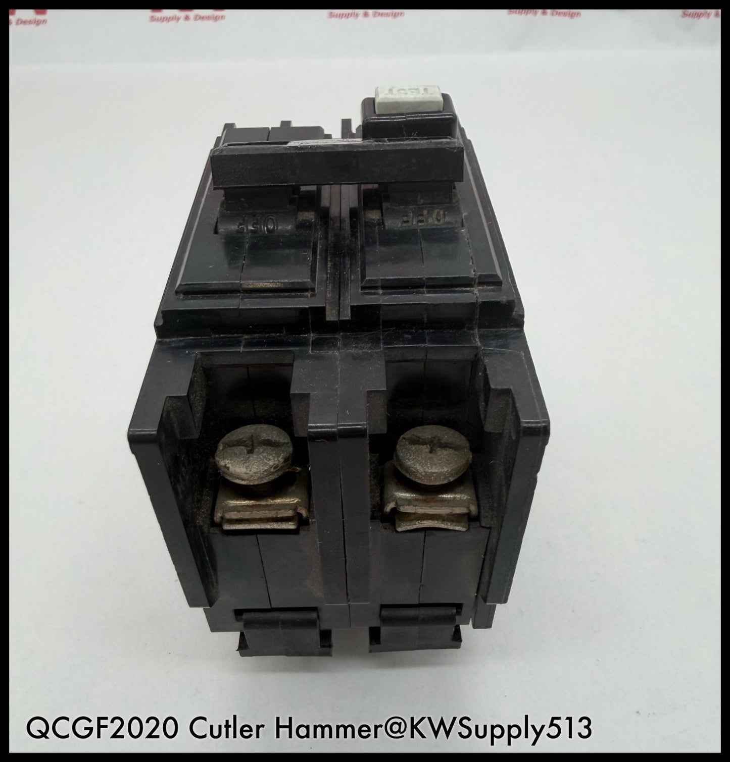 QCGF2020~Cutler Hammer QCGF2020 20A 120/240V 2P 10KA Circuit Breaker-Used