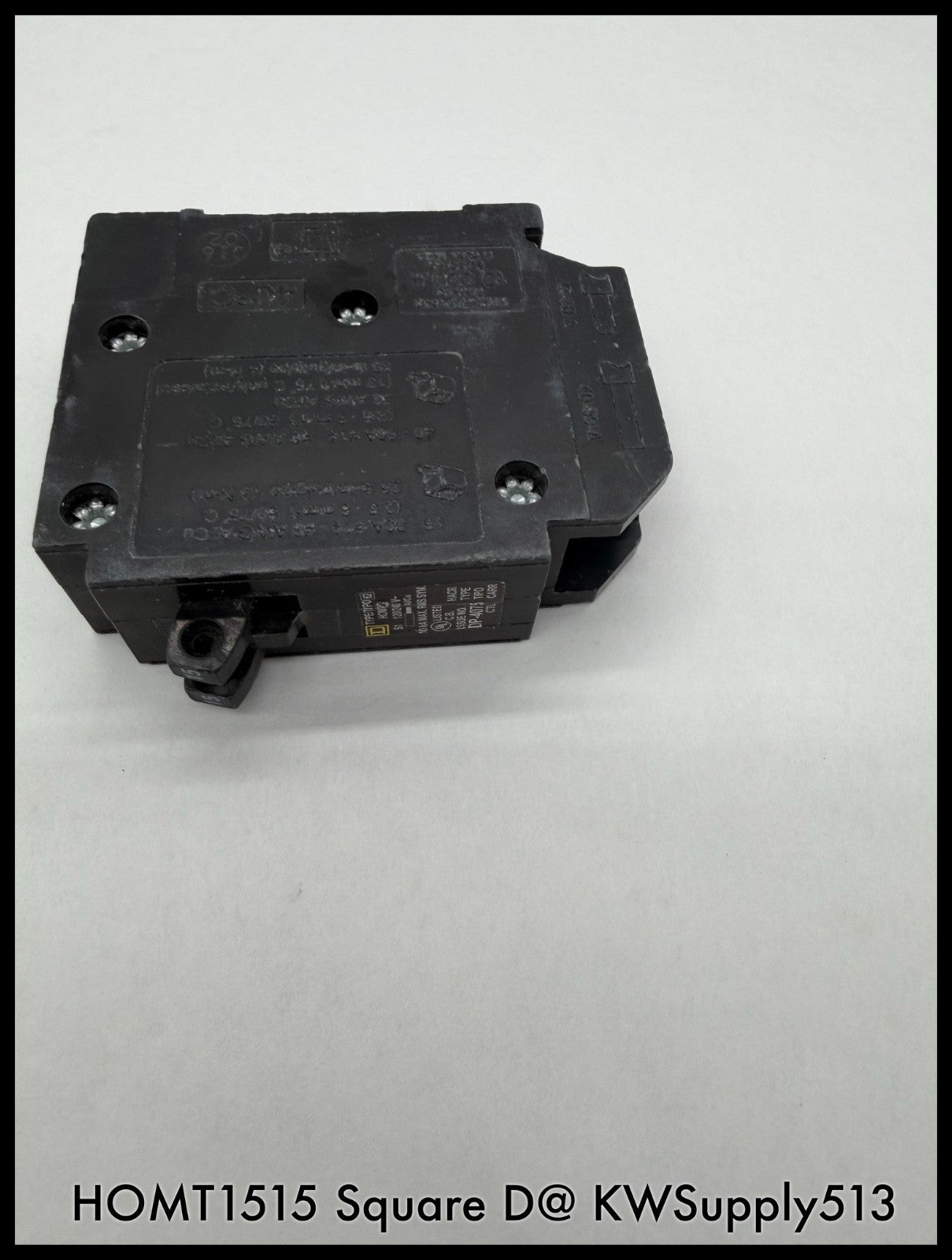 HOMT1515~Square D HOMT1515 15/15A 120VAC 2x1 Pole Tadem TM Circuit Breaker-Used