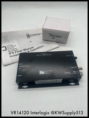 VR14120~Interlogix VR14120 Digital Video Receiver with power supply New Open Box
