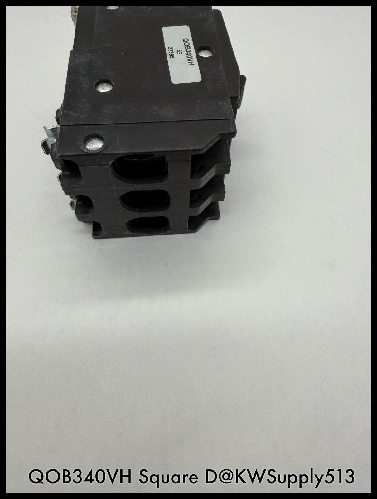 QOB340VH~Square D QOB340VH 40A 3P 3PH 240VAC Mini Circuit Breaker-Used
